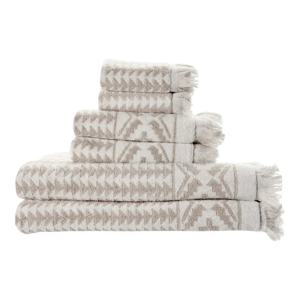Pendleton 6 PC Sundown Towel Set 2 Bath 2 Hand 2 Fingertip Aztec Southwestern